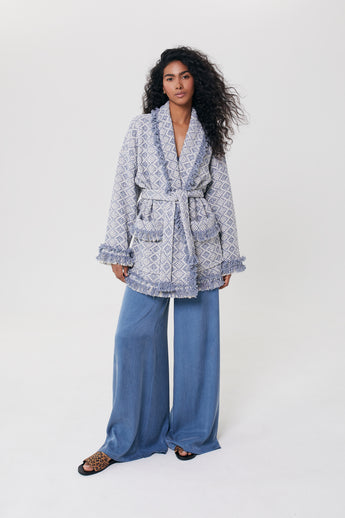 Diamond Blue Lona Cardigan