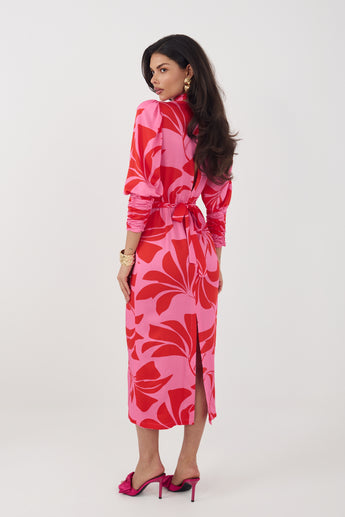 Pink Rhythm Paloma Midi Dress