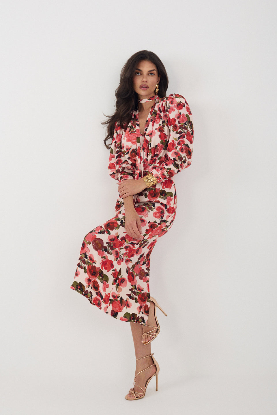 Rose Poetry Paloma Midi Dress