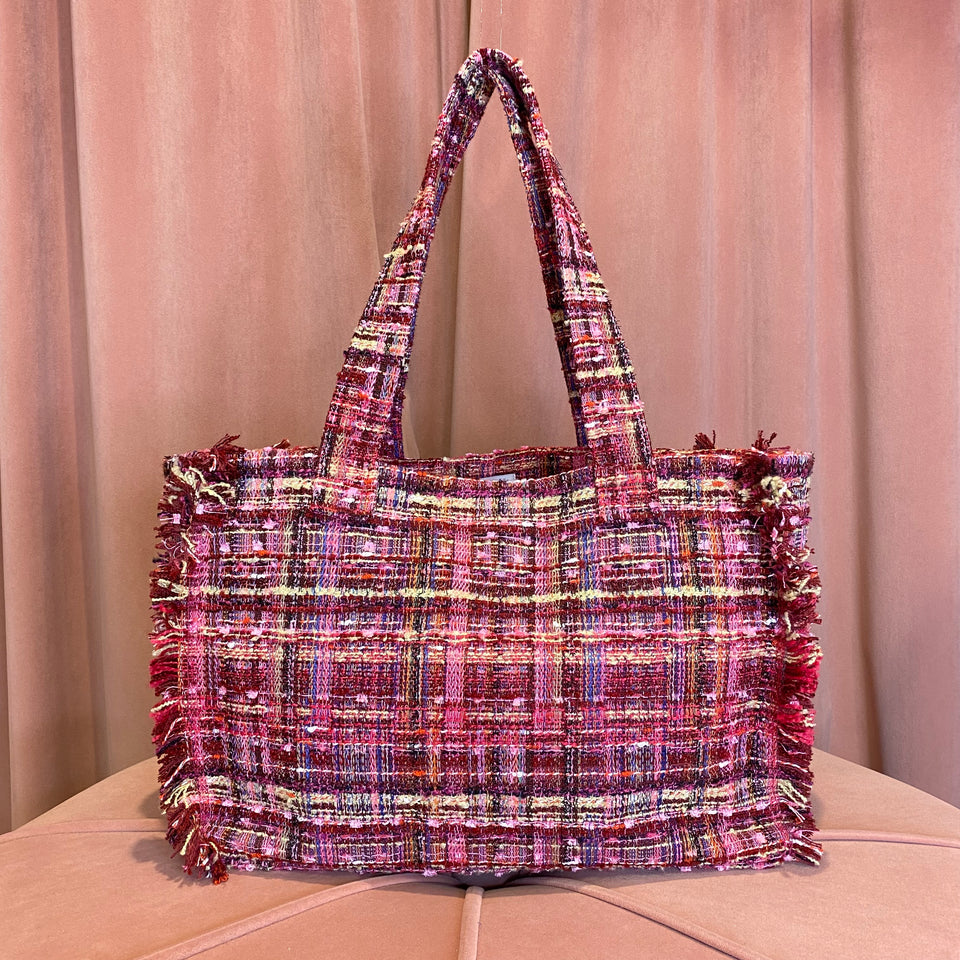 Colorful Bouclé Bag