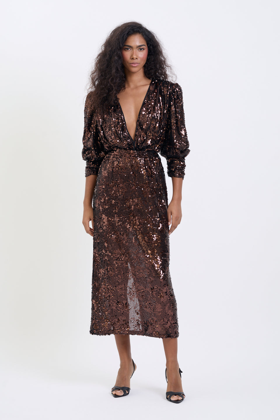 Chocolate Gleam Paloma Dress