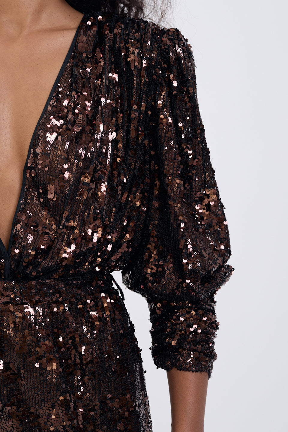 Chocolate Gleam Paloma Dress