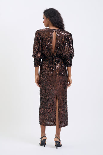 Chocolate Gleam Paloma Dress
