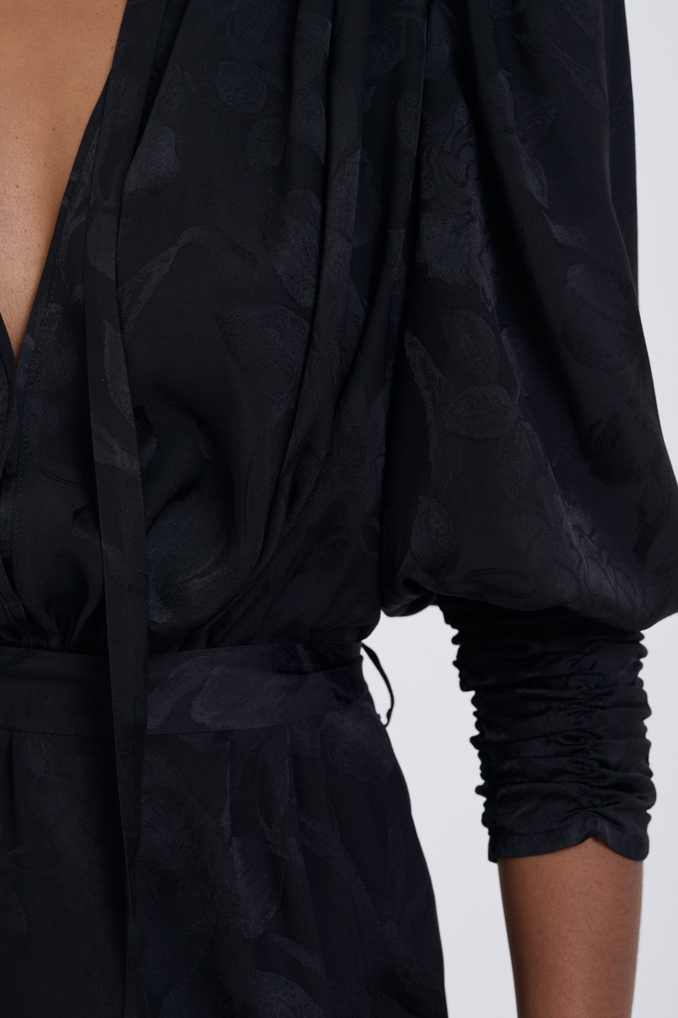 Shadow Rose Jacquard Paloma Dress