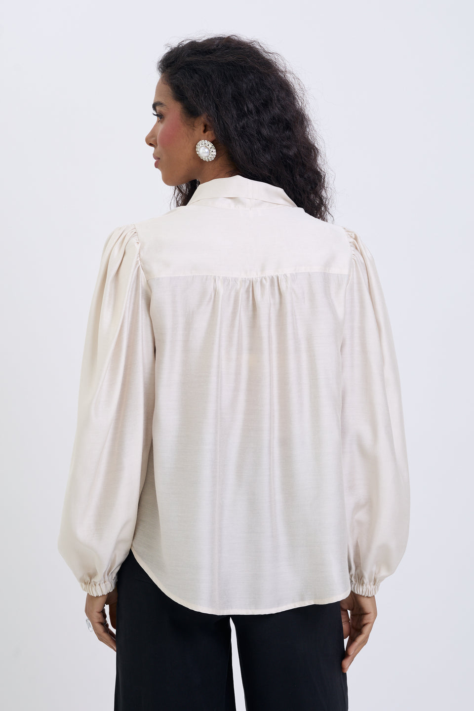 Champagne Mist Nonna Blouse