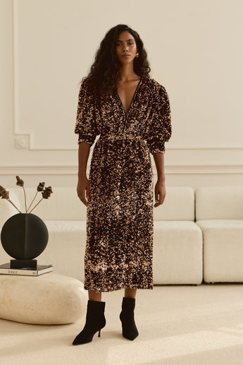 Amber Light Paloma Midi Dress