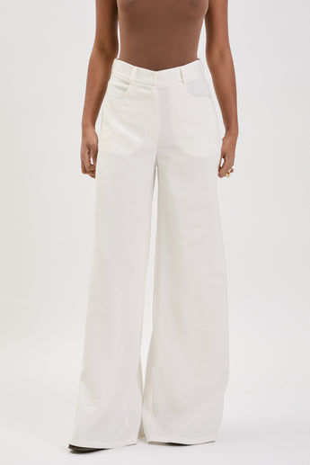 Milky Mist Flared Pants