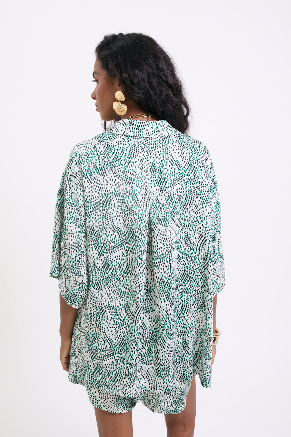 Emerald Drops Leto Blouse