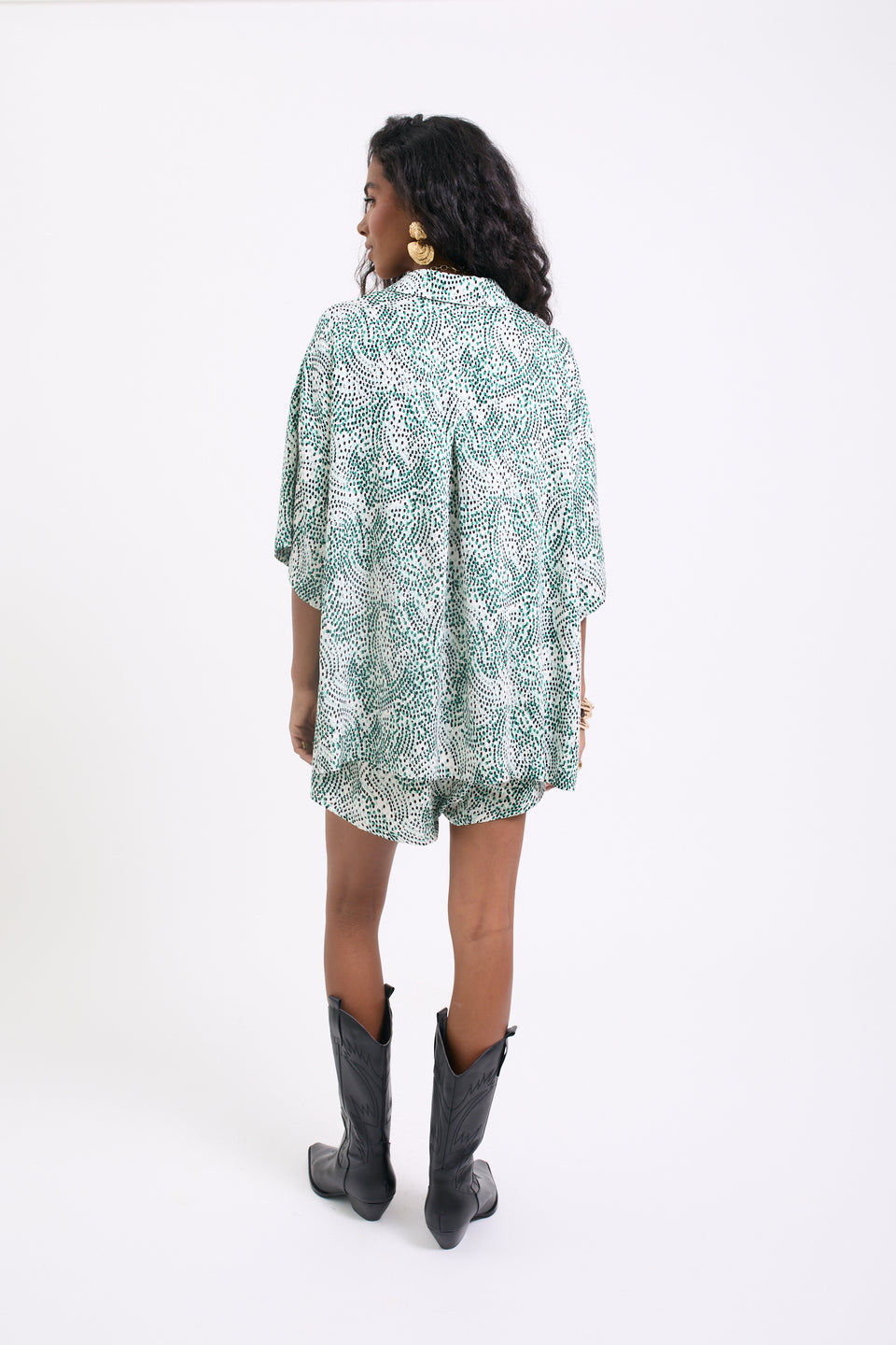 Emerald Drops Leto Blouse