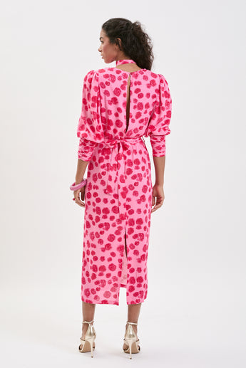 Hot Pink Roses Paloma Dress