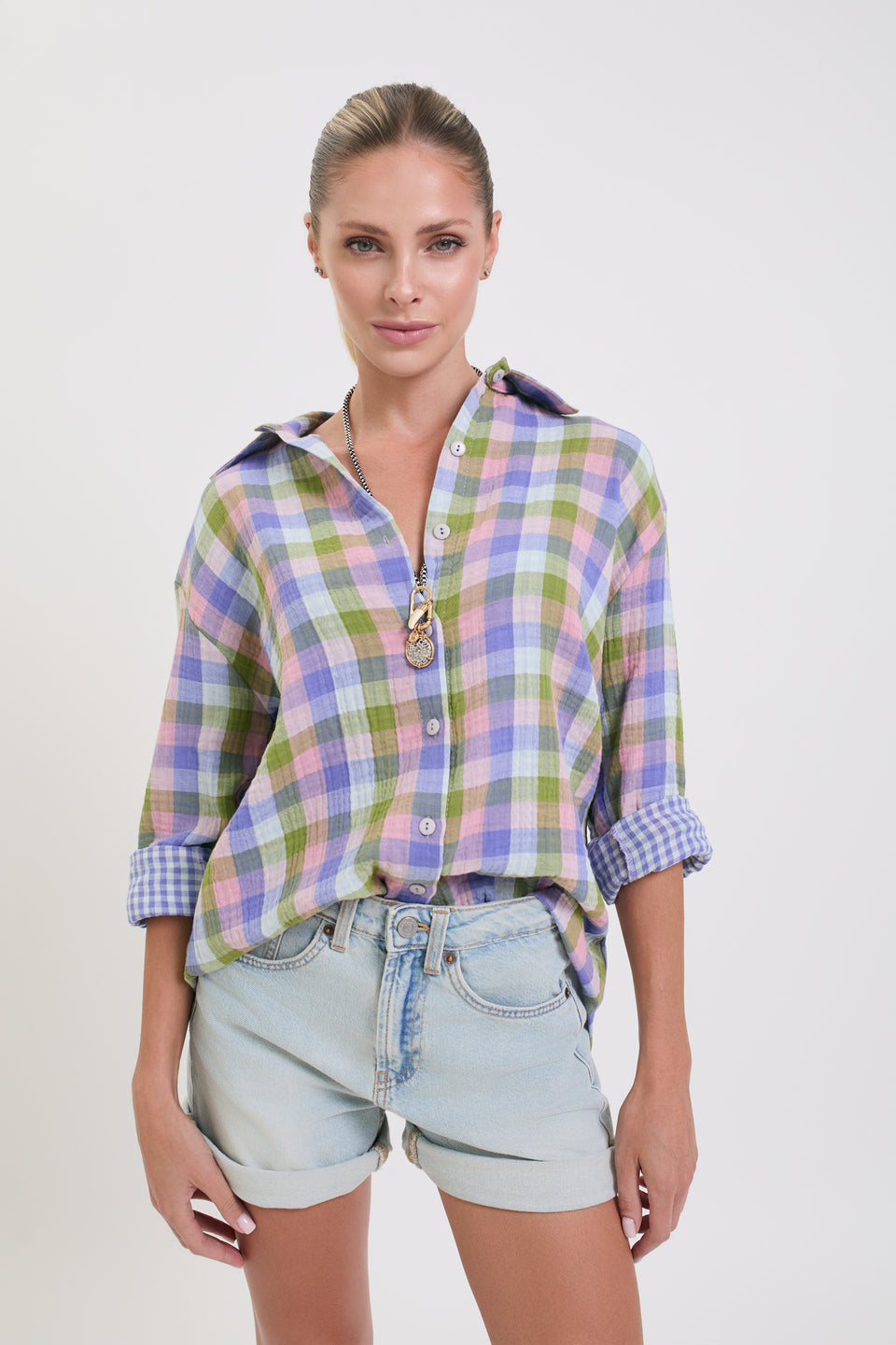 Lilac Waltz Offie Blouse
