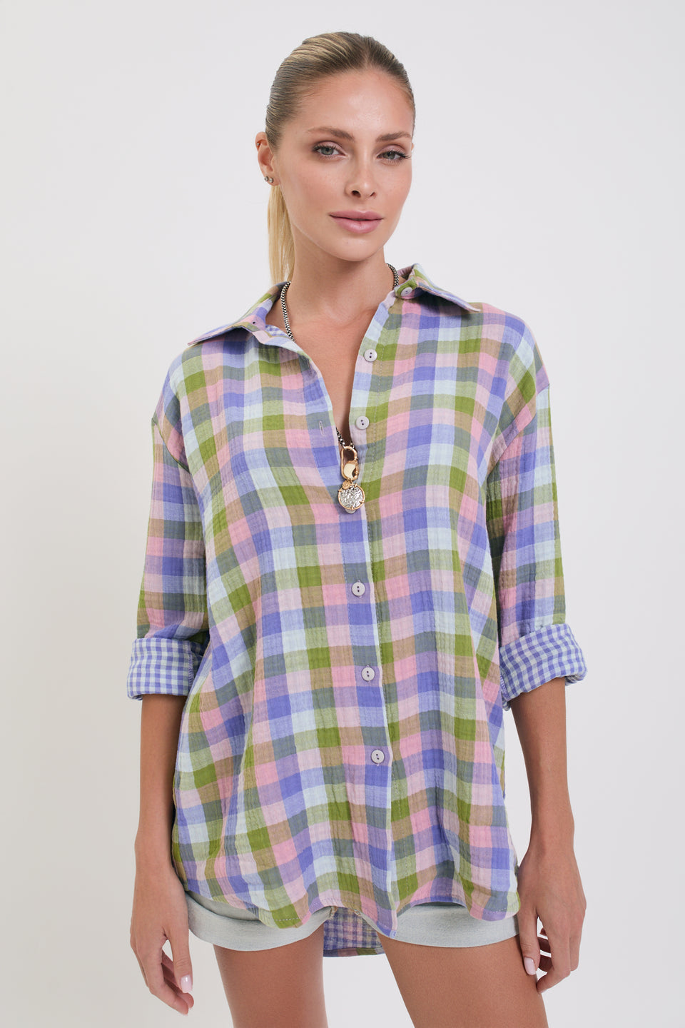 Lilac Waltz Offie Blouse