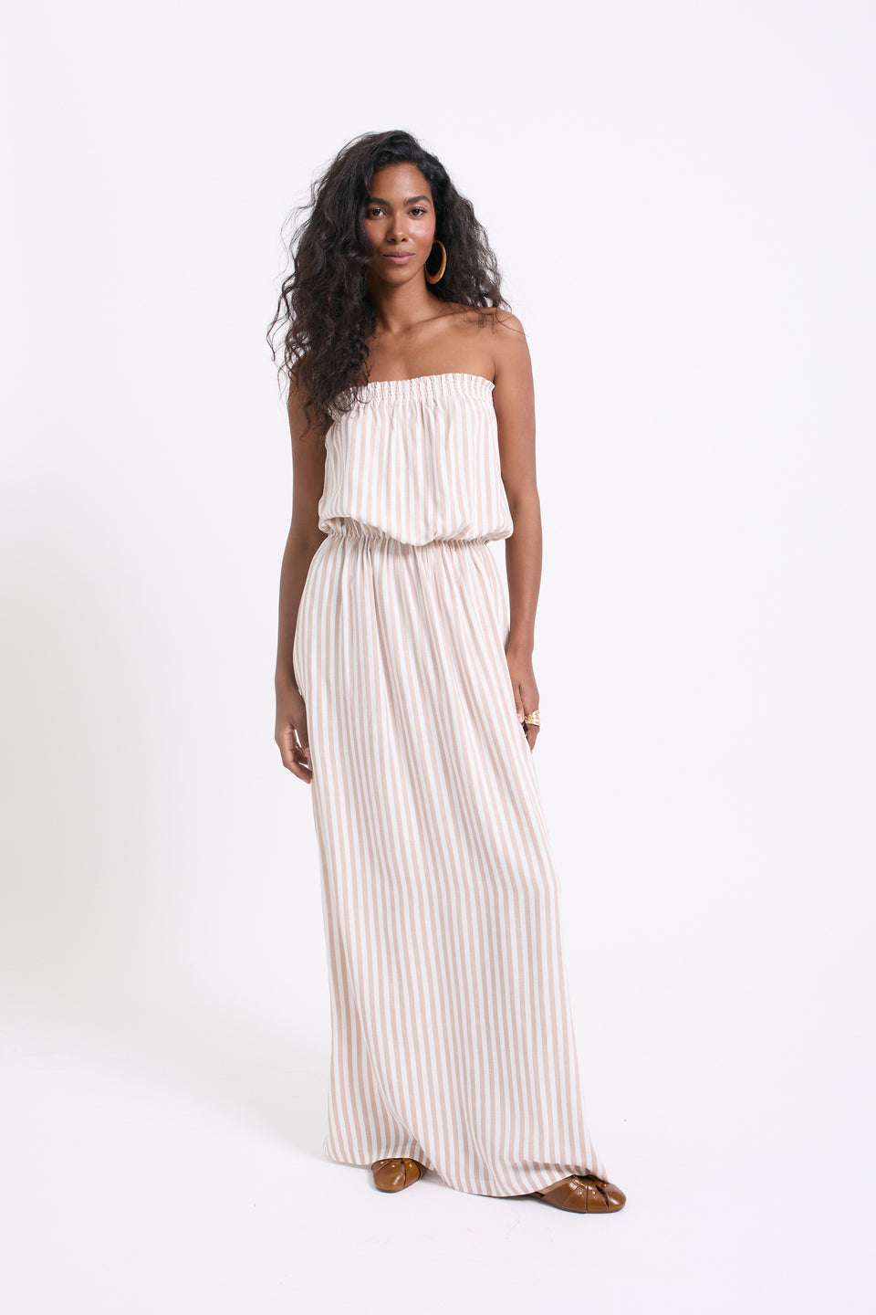 Soft Mocha Malibu Maxi Dress