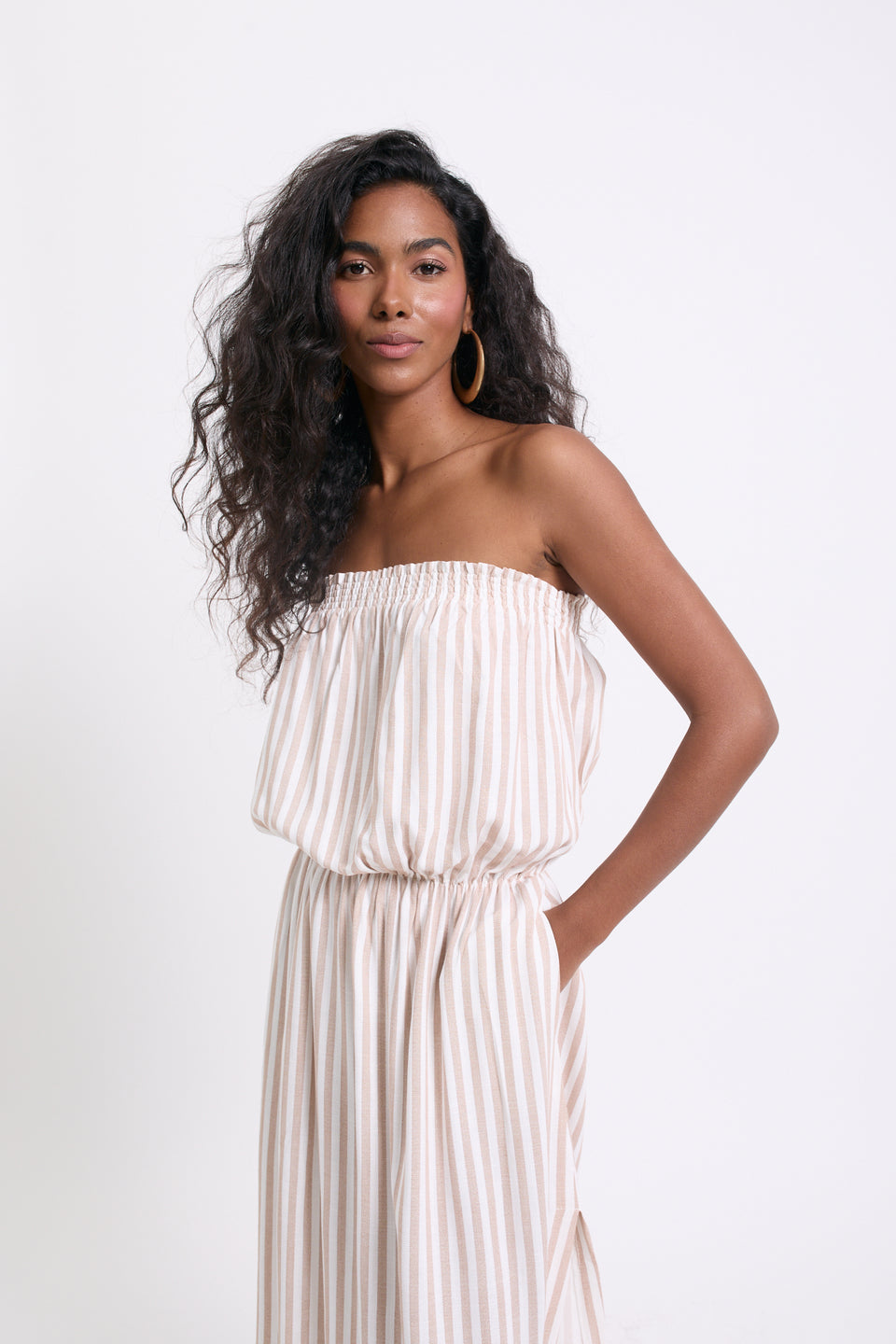 Soft Mocha Malibu Maxi Dress