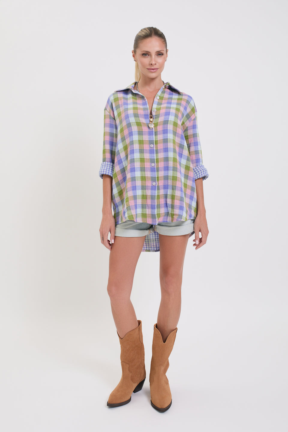Lilac Waltz Offie Blouse