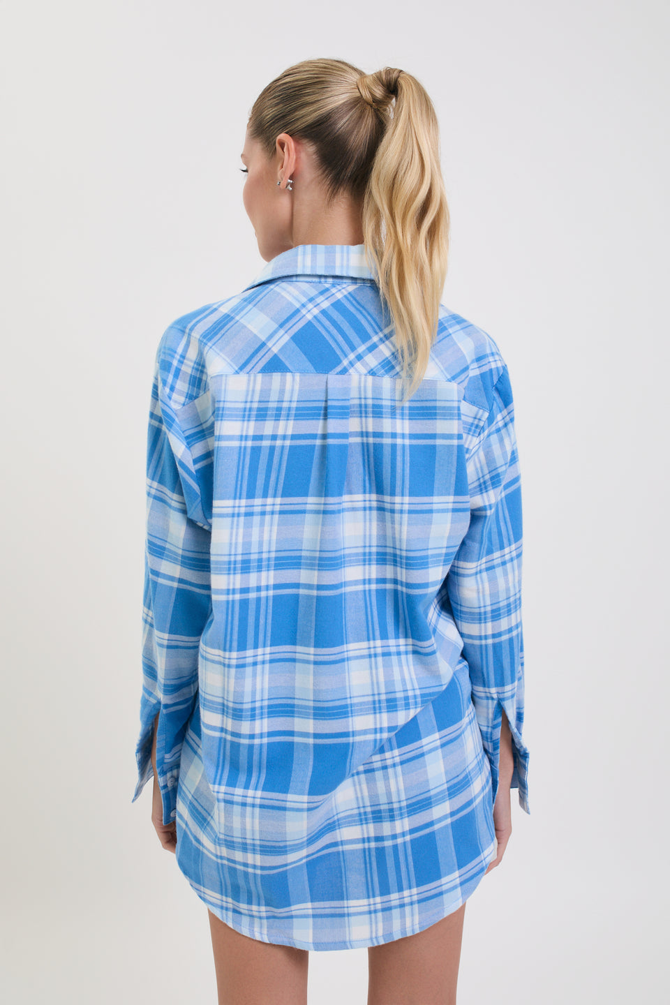 Summer Check Offie Blouse