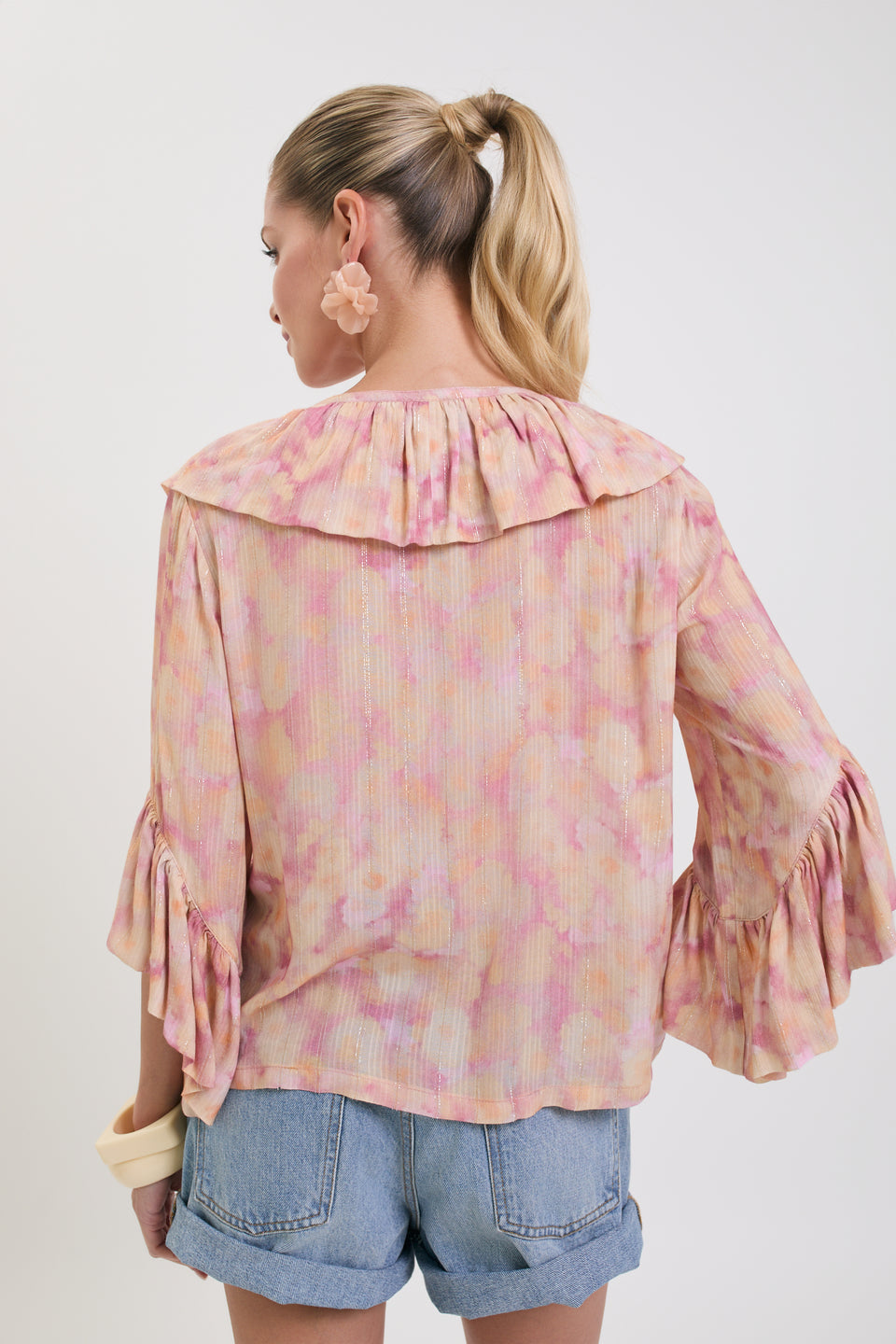 Watercolor Sparkle Copacabana Blouse