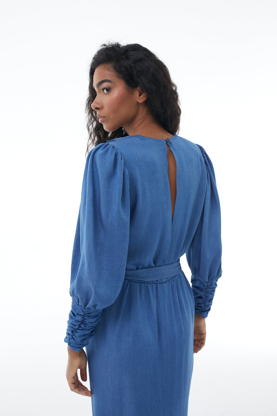 Electric Blue Paloma Midi Dress