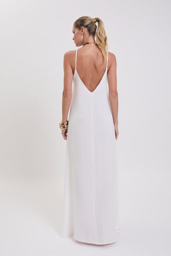 Cupro Cream Isla Dress
