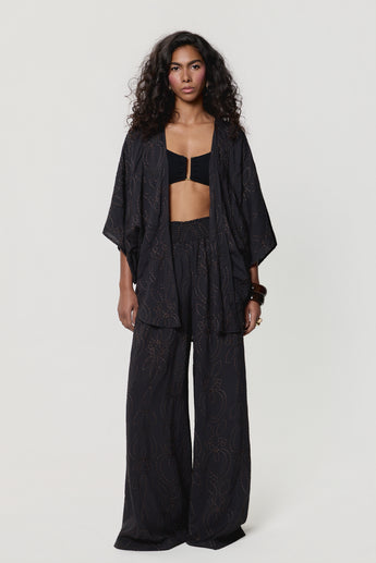 Midnight Stitch Java Cardigan