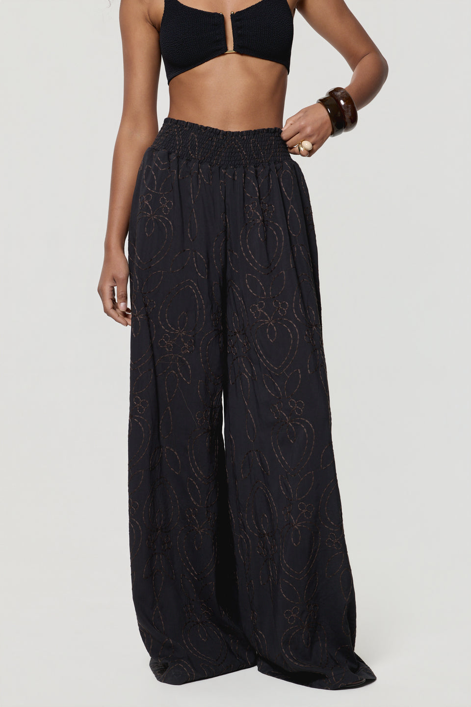 Midnight Stitch Maxi Pants