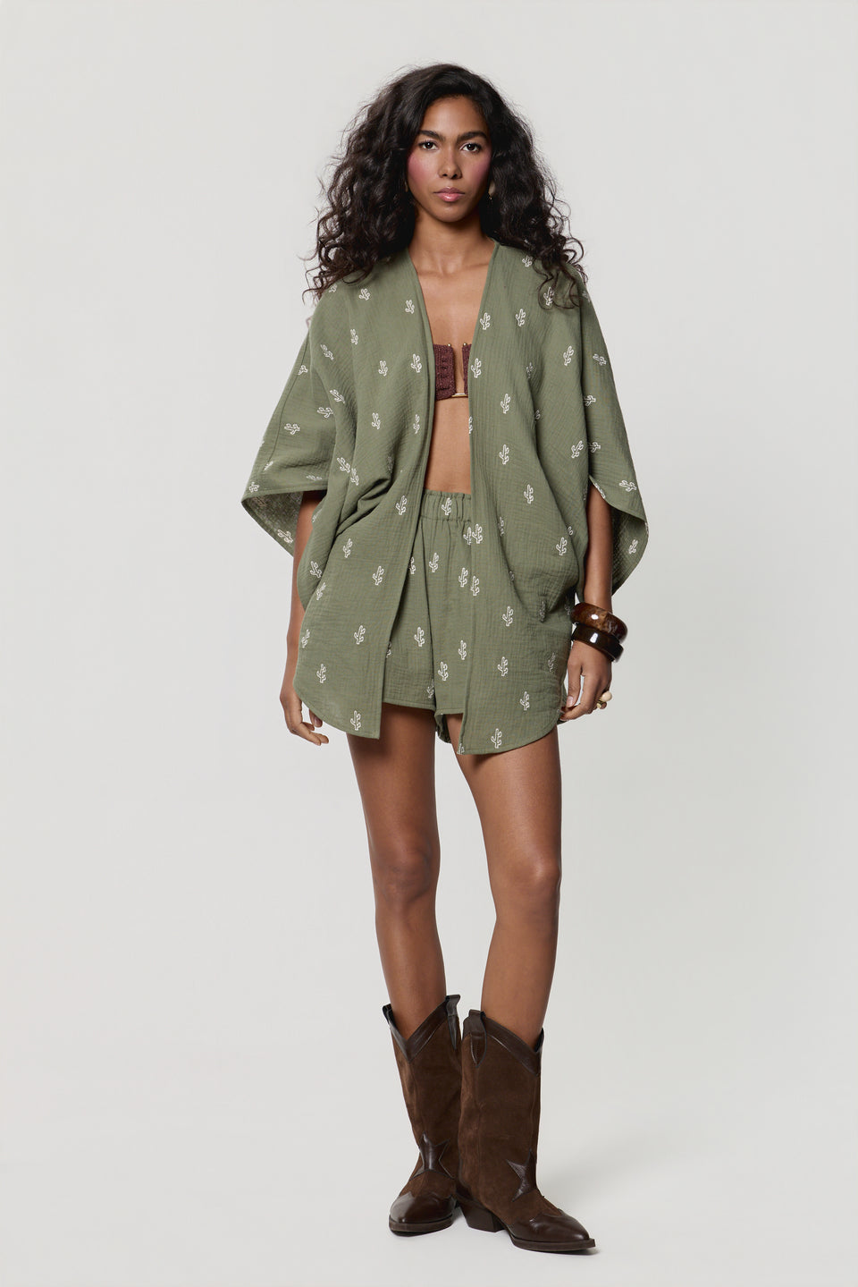 Cactus Pop Java Cardigan