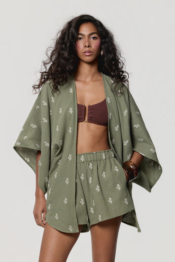 Cactus Pop Java Cardigan