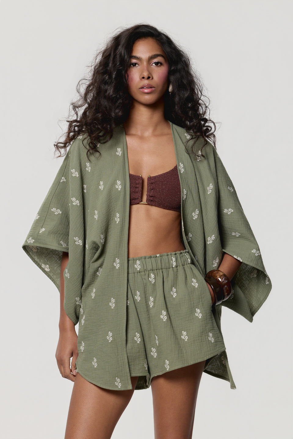 Cactus Pop Java Cardigan