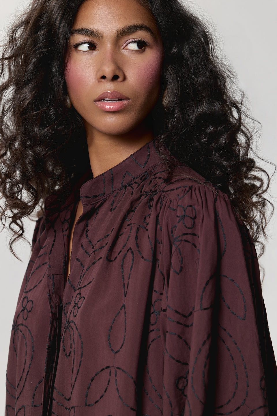 Cherry Truffle Sao Paulo Blouse