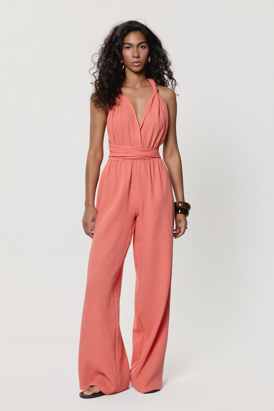 Apricot Fizz Bali Jumpsuit