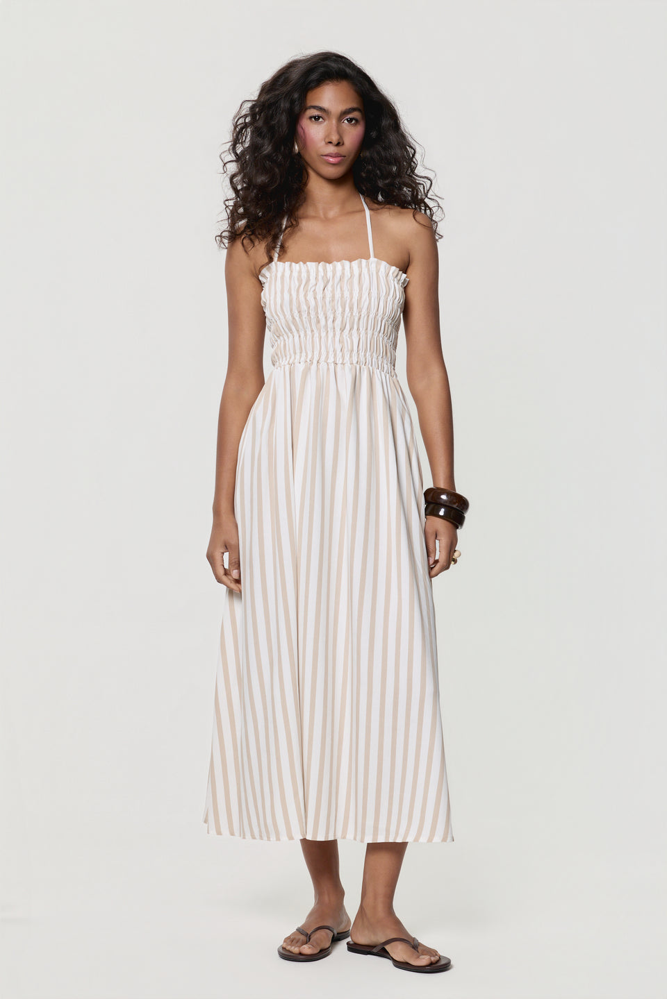 Neutral Rhythm Abia Dress