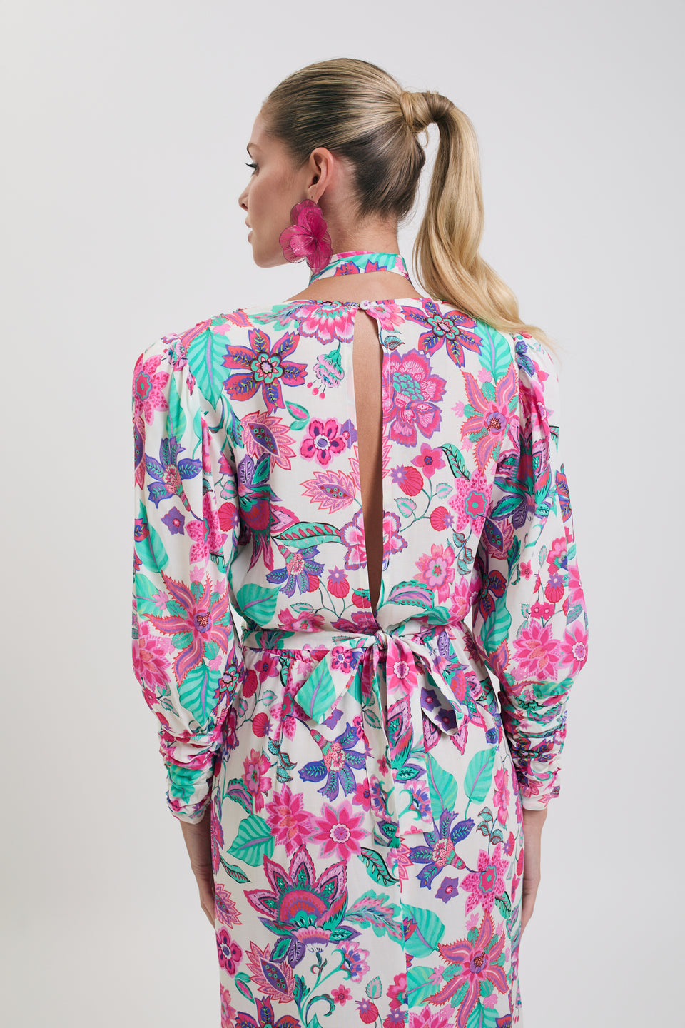 Color Pop Floral Paloma Dress