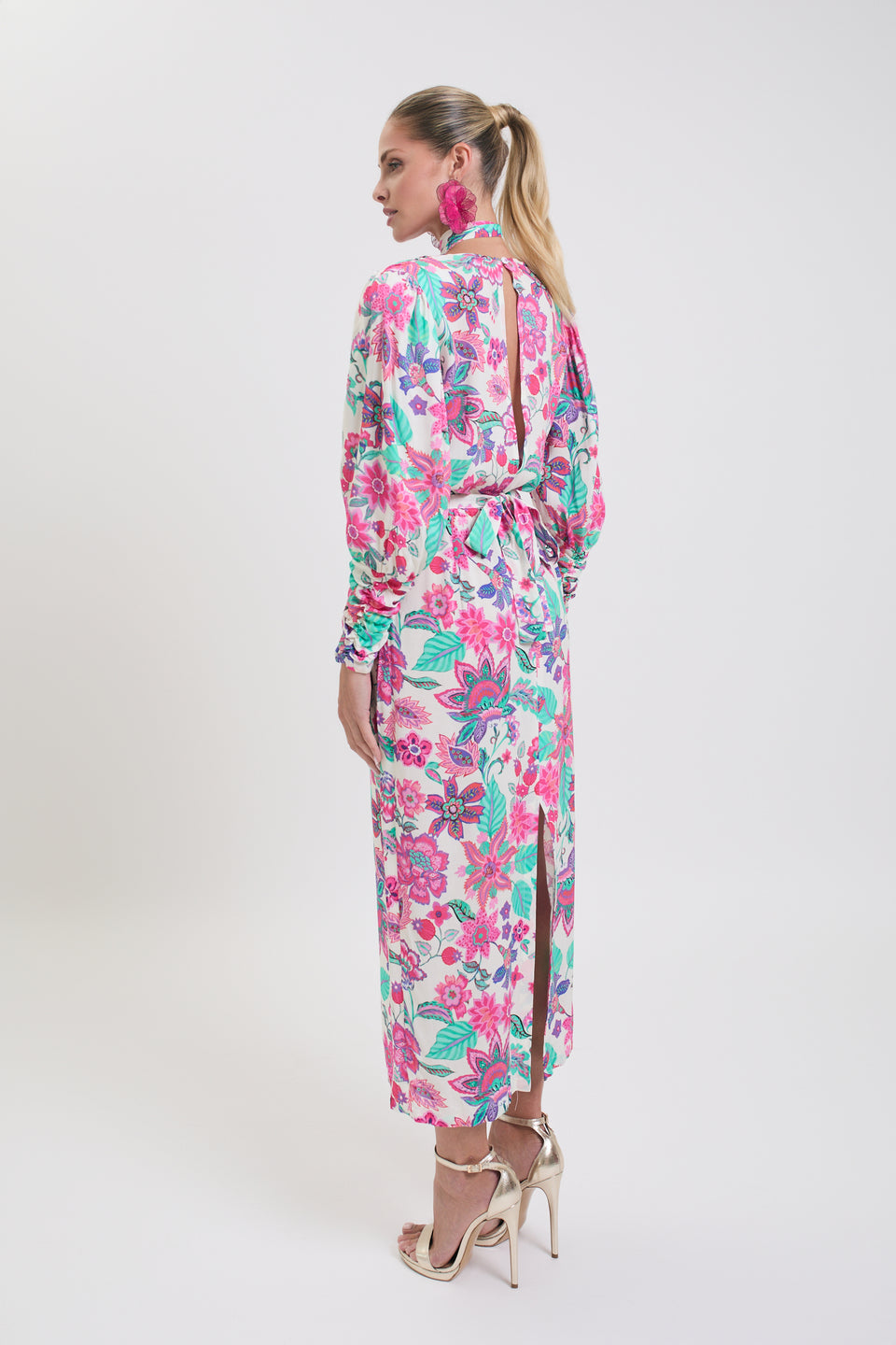 Color Pop Floral Paloma Dress