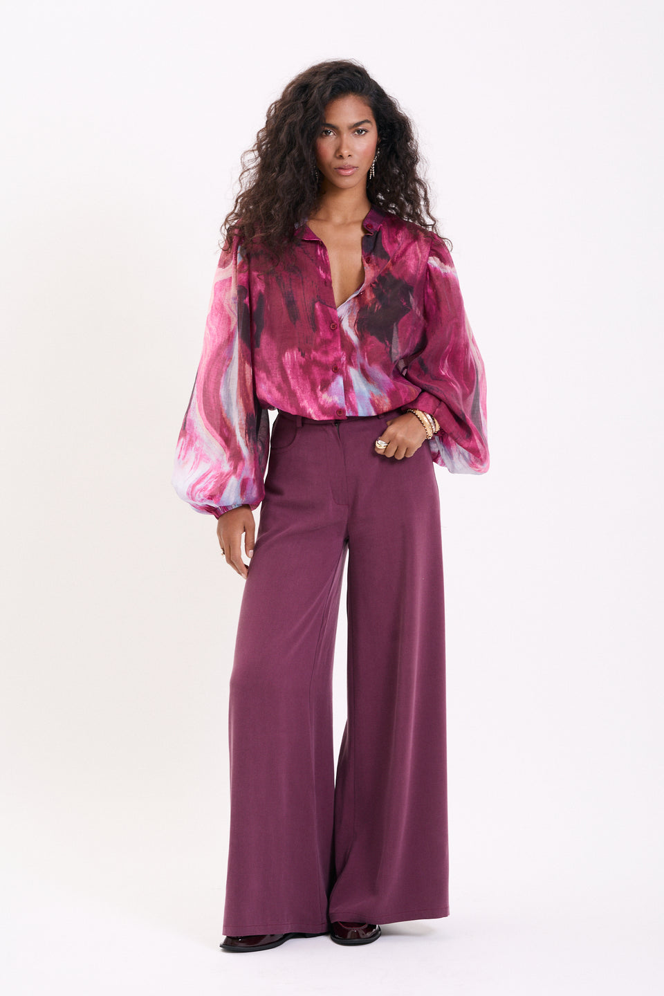 Autumn Cosmic Mist Ophelia Blouse