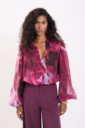 Autumn Cosmic Mist Ophelia Blouse