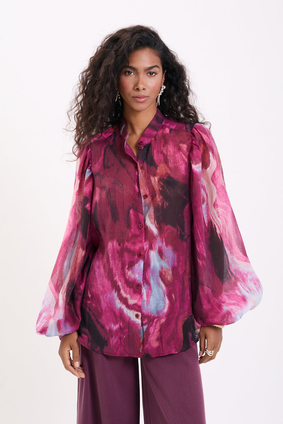 Autumn Cosmic Mist Ophelia Blouse