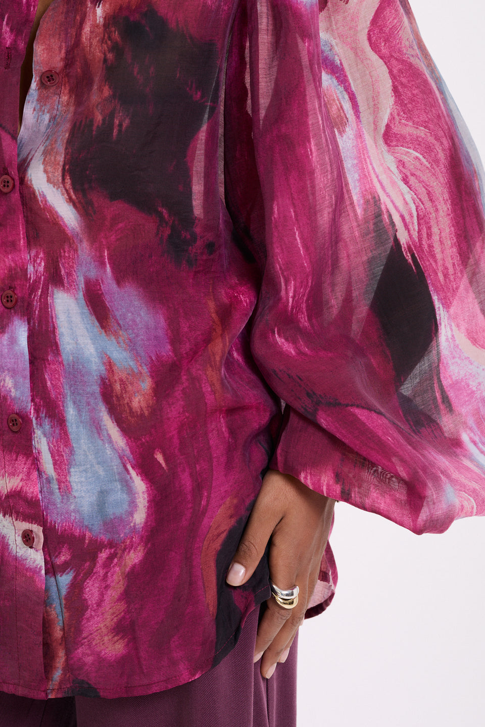 Autumn Cosmic Mist Ophelia Blouse