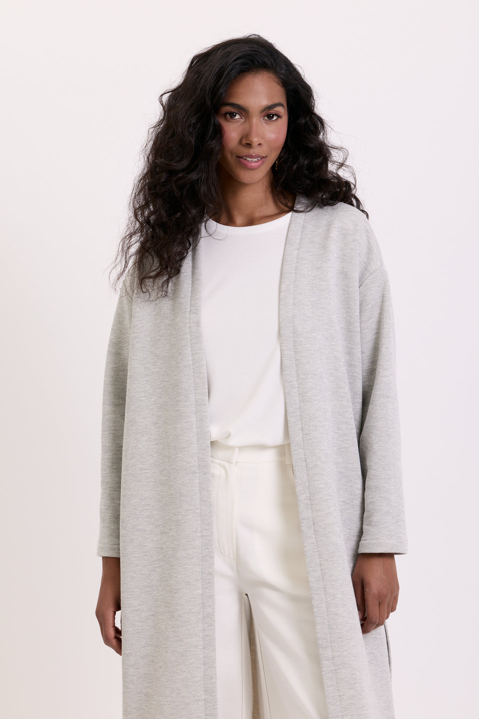 Silver Grey Lugano Cardigan