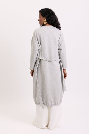 Silver Grey Lugano Cardigan