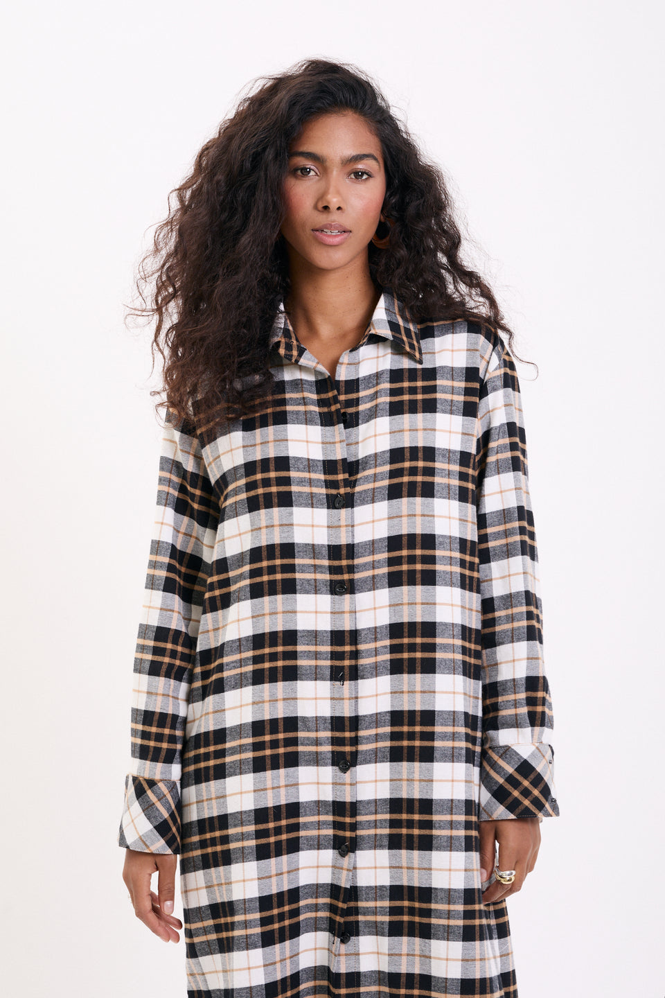 Golden Flannel Blake Dress