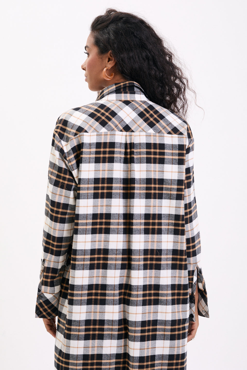 Golden Flannel Blake Dress