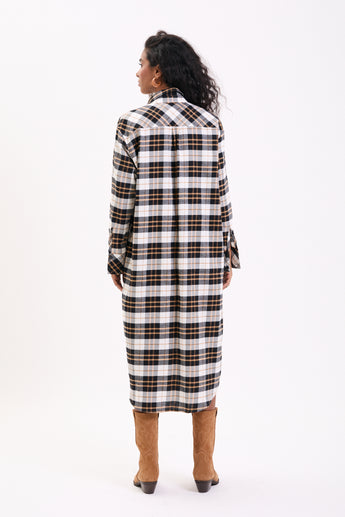 Golden Flannel Blake Dress