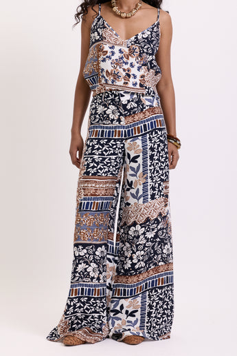 Vintage Garden Flared Pants