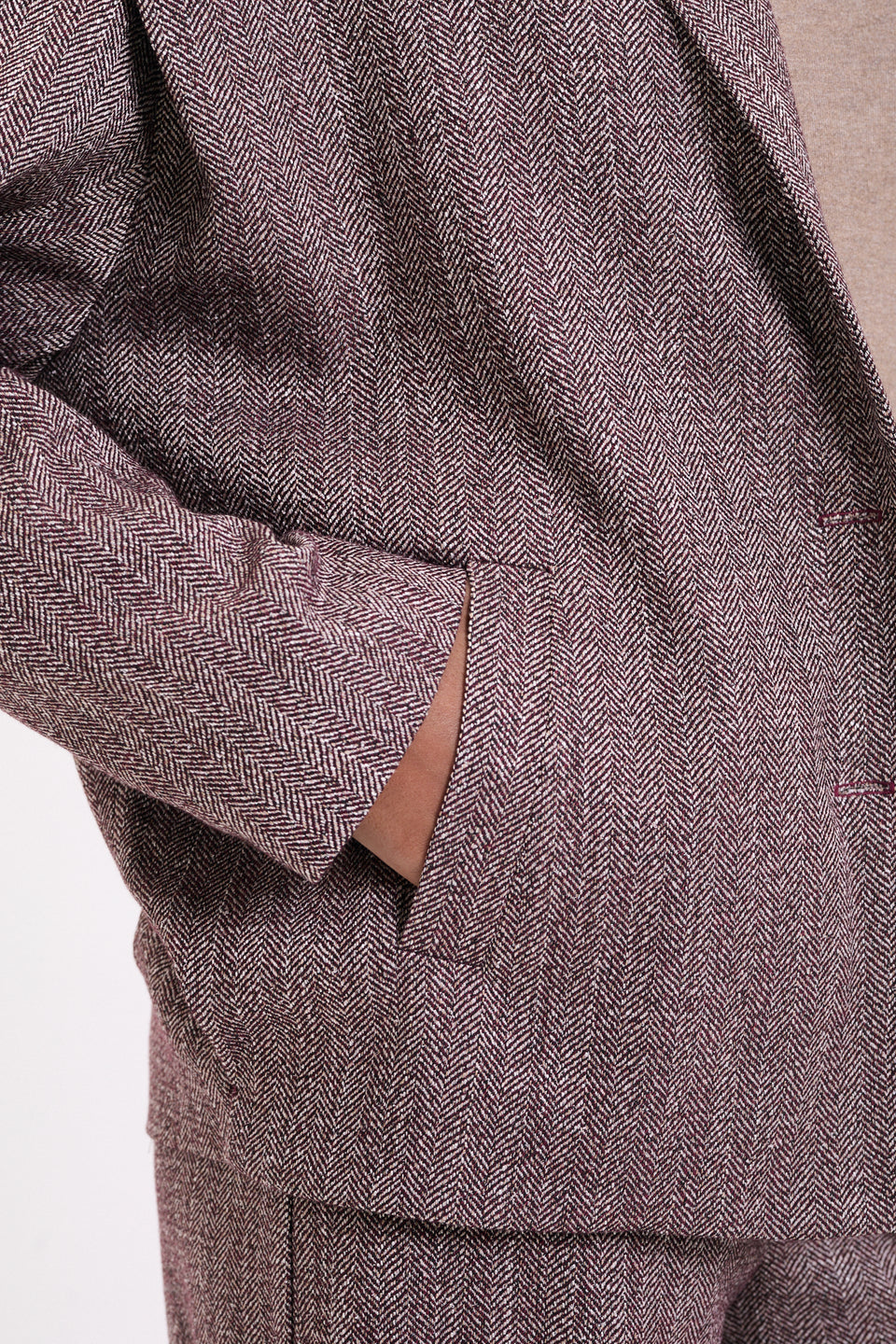 Arrow Weave Bomber Jacket