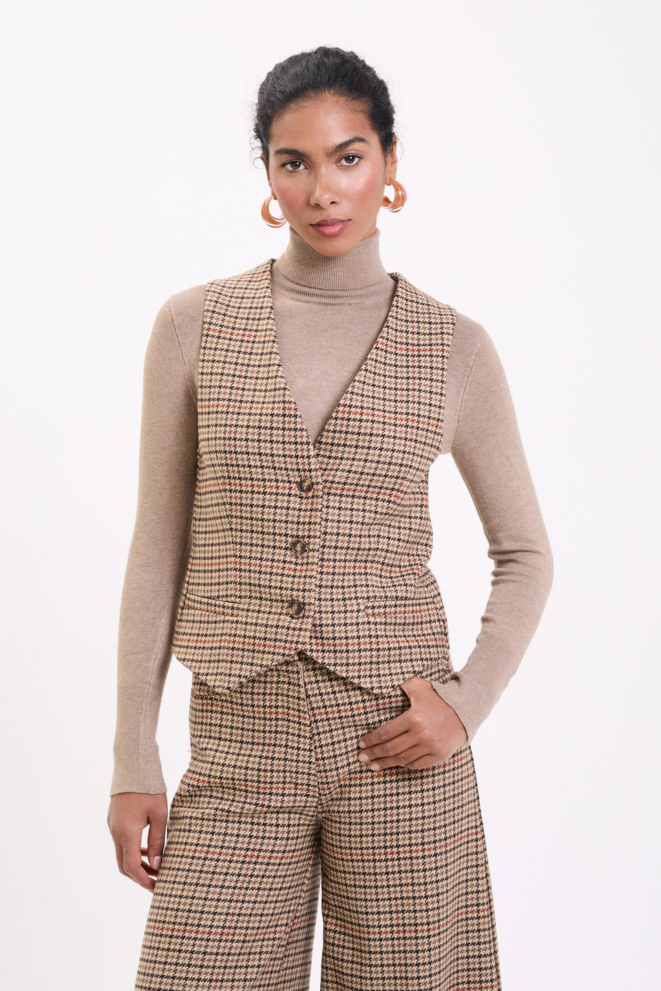 Caramel Hound Suit Vest