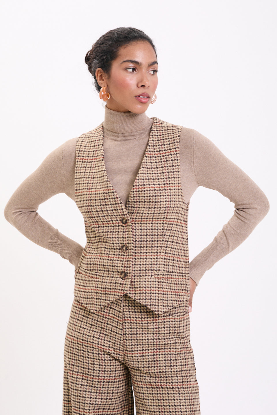 Caramel Hound Suit Vest