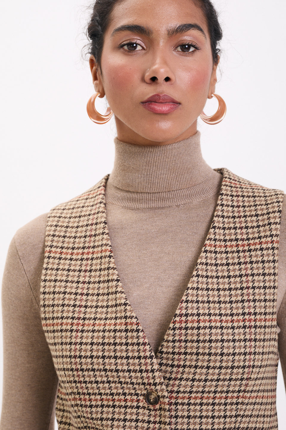 Caramel Hound Suit Vest