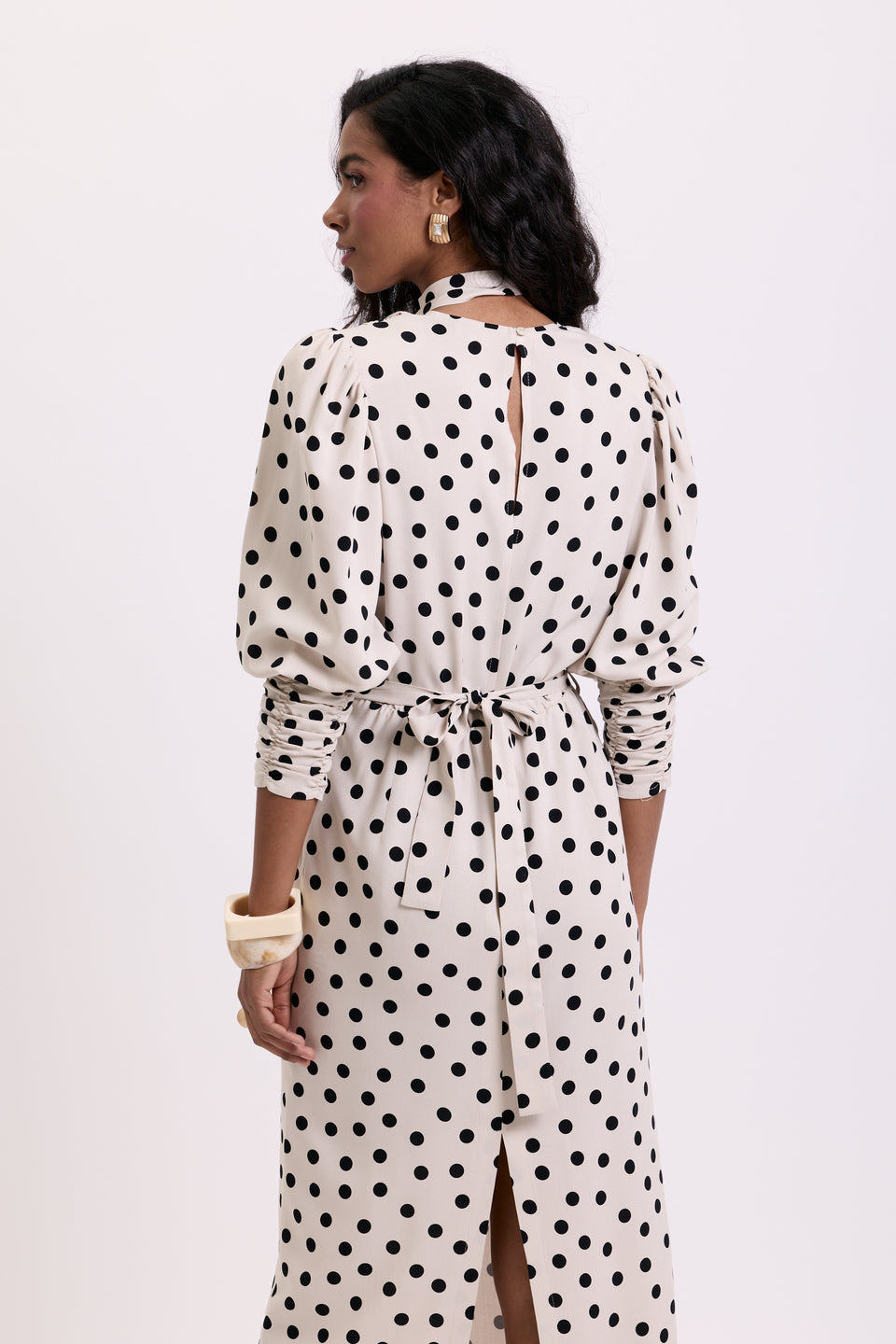 Dot Why Not Paloma Midi Dress