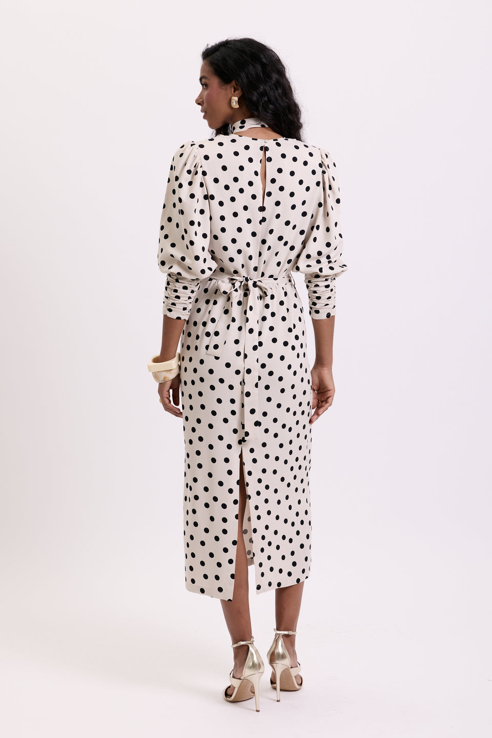 Dot Why Not Paloma Midi Dress
