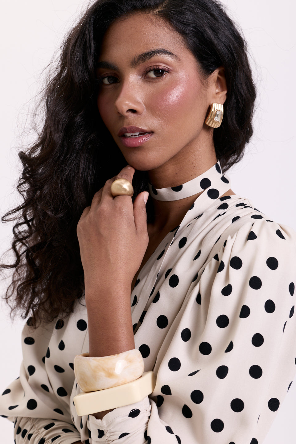 Dot Why Not Paloma Midi Dress